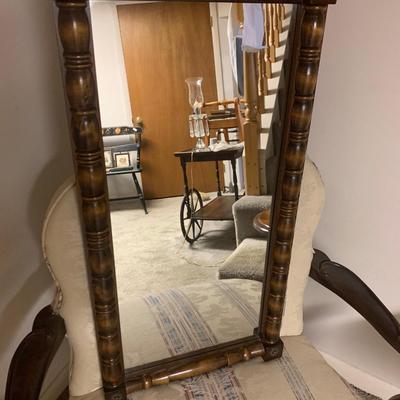 Heavy Wood Framed Mirror