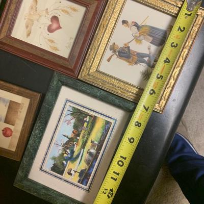 Folk Art Theorem Prints Framed Lot