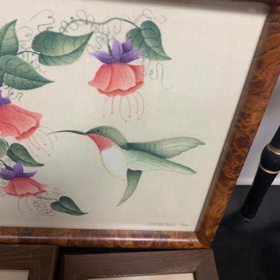 Folk Art Theorem Prints Framed Lot