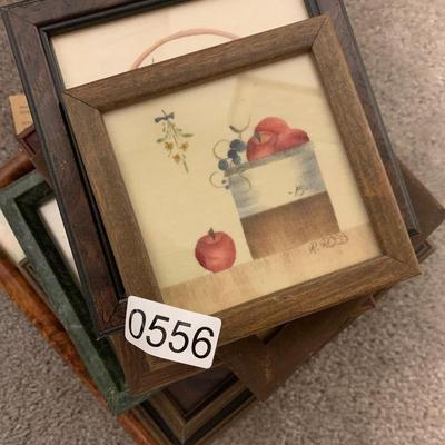 Folk Art Theorem Prints Framed Lot