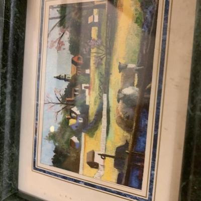 Folk Art Theorem Prints Framed Lot