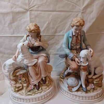 Andrea by Sedak 13" Porcelain Figurines