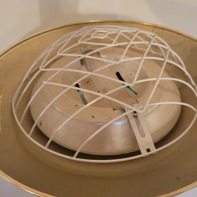 Gold Floor Lamp W/Uplighting (LR-DW)