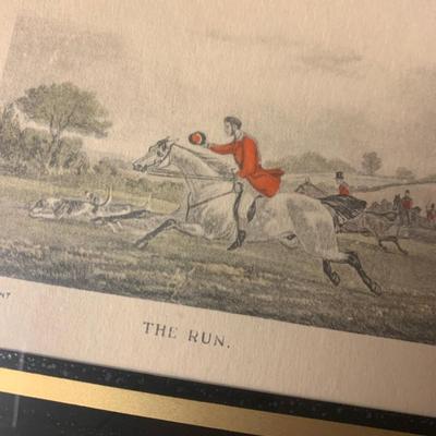 Hunt Scenes Framed Prints Lot