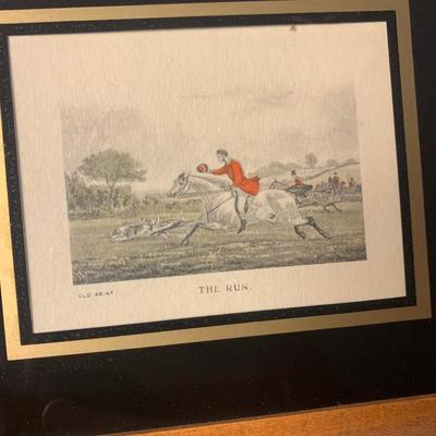 Hunt Scenes Framed Prints Lot