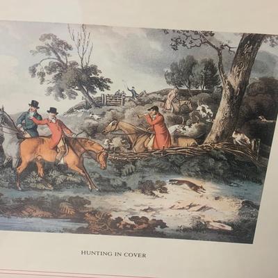 Framed Hunt Prints