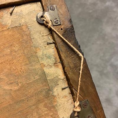 Antique Picture Frame - With Country Scene Print