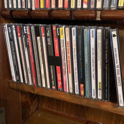 Large Classical Music Collection incl. CDs, Books, Records, & CD Rack (BO-HS)