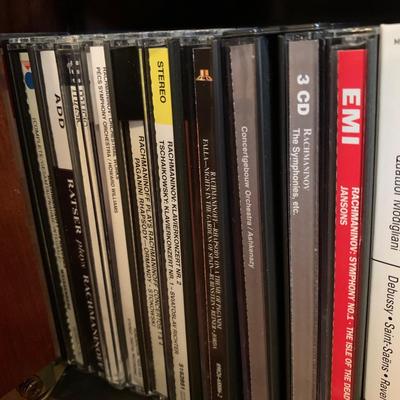 Large Classical Music Collection incl. CDs, Books, Records, & CD Rack (BO-HS)
