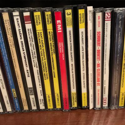 Large Classical Music Collection incl. CDs, Books, Records, & CD Rack (BO-HS)