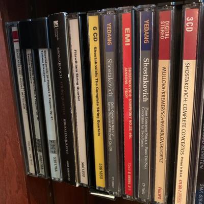 Large Classical Music Collection incl. CDs, Books, Records, & CD Rack (BO-HS)
