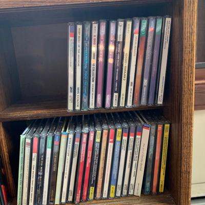 Large Classical Music Collection incl. CDs, Books, Records, & CD Rack (BO-HS)
