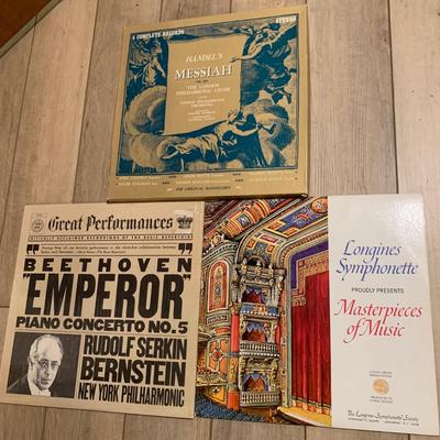 Large Classical Music Collection incl. CDs, Books, Records, & CD Rack (BO-HS)