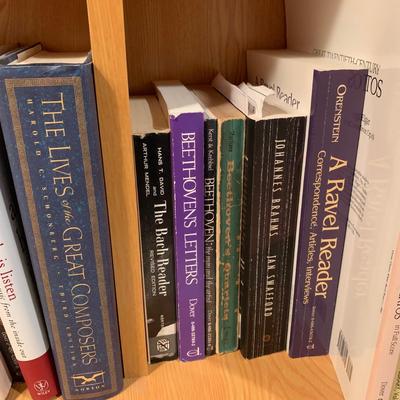 Large Classical Music Collection incl. CDs, Books, Records, & CD Rack (BO-HS)