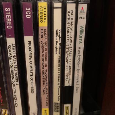 Large Classical Music Collection incl. CDs, Books, Records, & CD Rack (BO-HS)