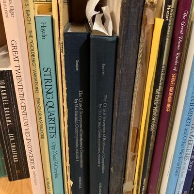 Large Classical Music Collection incl. CDs, Books, Records, & CD Rack (BO-HS)