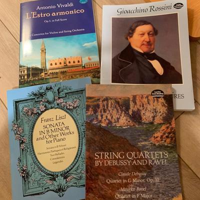 Large Classical Music Collection incl. CDs, Books, Records, & CD Rack (BO-HS)