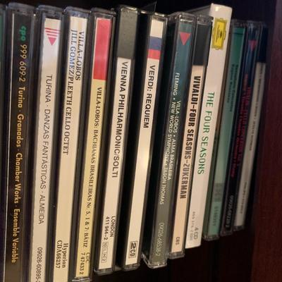 Large Classical Music Collection incl. CDs, Books, Records, & CD Rack (BO-HS)