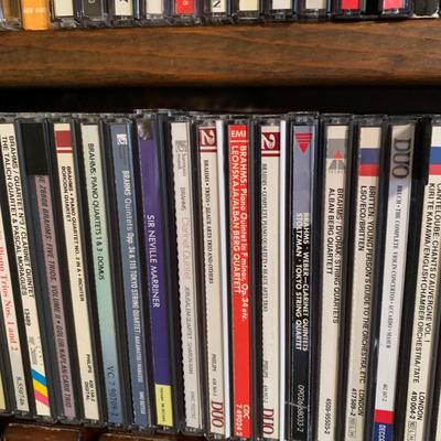 Large Classical Music Collection incl. CDs, Books, Records, & CD Rack (BO-HS)