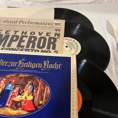 Large Classical Music Collection incl. CDs, Books, Records, & CD Rack (BO-HS)