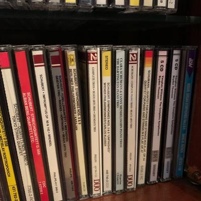 Large Classical Music Collection incl. CDs, Books, Records, & CD Rack (BO-HS)