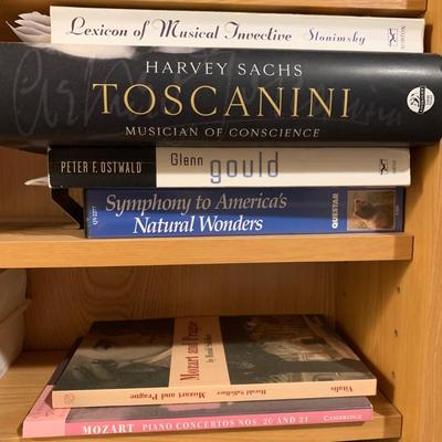 Large Classical Music Collection incl. CDs, Books, Records, & CD Rack (BO-HS)