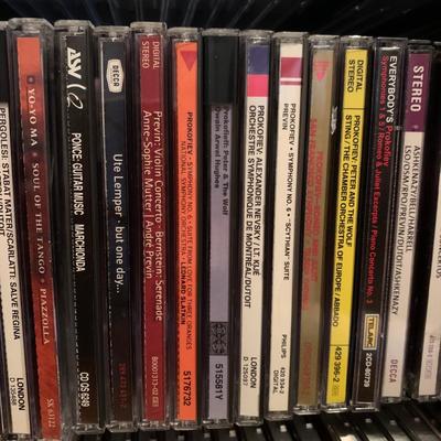 Large Classical Music Collection incl. CDs, Books, Records, & CD Rack (BO-HS)