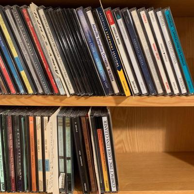 Large Classical Music Collection incl. CDs, Books, Records, & CD Rack (BO-HS)