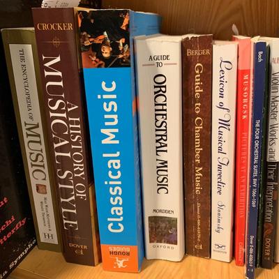 Large Classical Music Collection incl. CDs, Books, Records, & CD Rack (BO-HS)