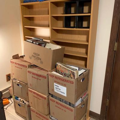 Large Classical Music Collection incl. CDs, Books, Records, & CD Rack (BO-HS)