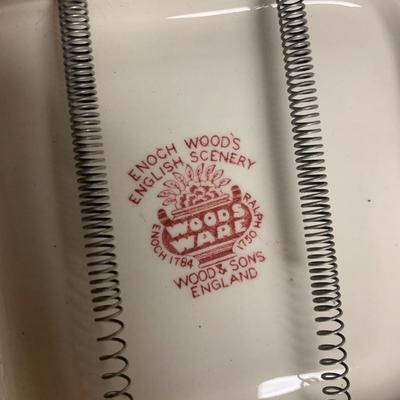 Wood & Sons / Copeland Vintage Plates / Wall Hanging Frames