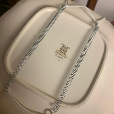 Wood & Sons / Copeland Vintage Plates / Wall Hanging Frames