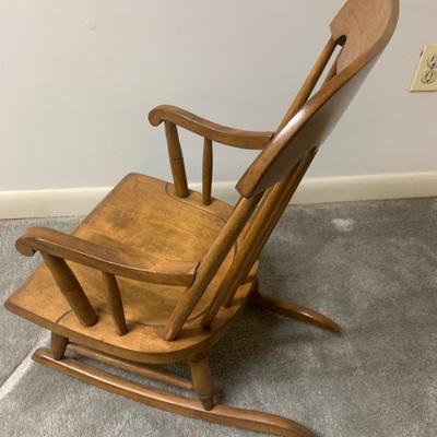 New England Childs Maple Rocker