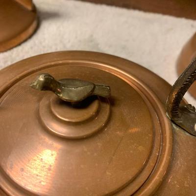 Copper Tea Pot Lot