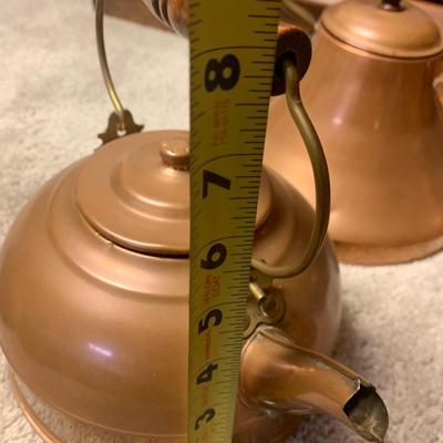 Copper Tea Pot Lot