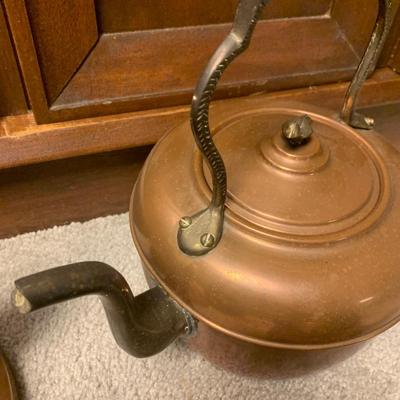 Copper Tea Pot Lot