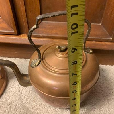 Copper Tea Pot Lot