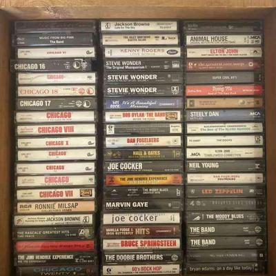 Classic Rock On Cassette: Chicago, Jimmy Hendrix, Bruce Springsteen, Steely Dan And Much More !