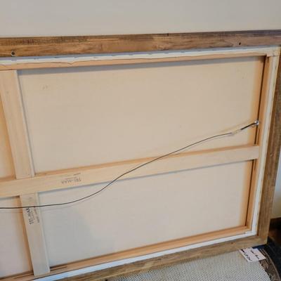 Original Oil "Winter Light and Snow on Turkey Pond" by Clifford Smith (LR-DW)