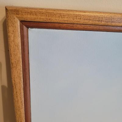 Original Oil "Winter Light and Snow on Turkey Pond" by Clifford Smith (LR-DW)