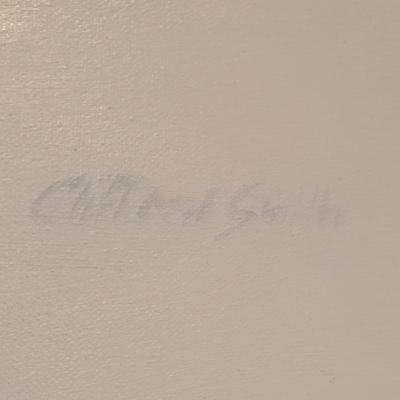 Original Oil "Winter Light and Snow on Turkey Pond" by Clifford Smith (LR-DW)