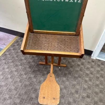 Vintage Wooden School Desk