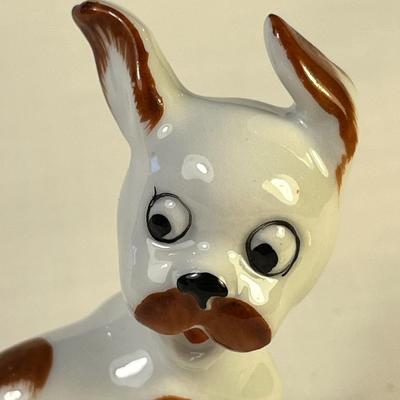 CERAMIC SPOTTED DOG FIGURINE  MADE IN GERMANY