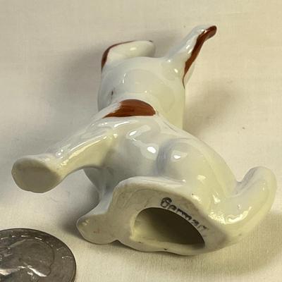 CERAMIC SPOTTED DOG FIGURINE  MADE IN GERMANY