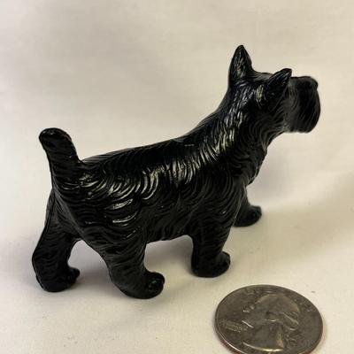 BLACK SCOTTIE DOG FIGURE