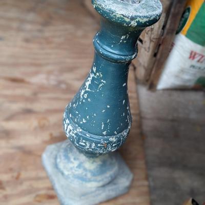 Vintage Concrete Birdbath Stand