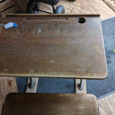 Vintage School Desk, Extra Large
