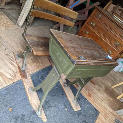 Vintage School Desk, Extra Large