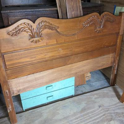 Matches Dresser, Oak Full Size Bed Frame