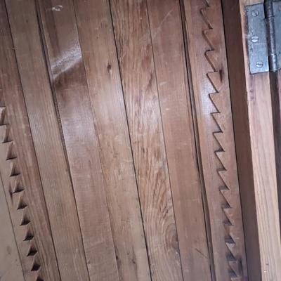 Sizable Primitive Wardrobe, Lovely Condition